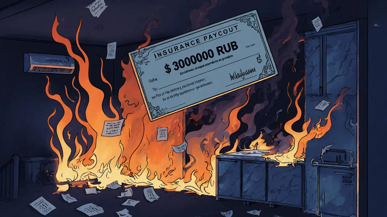 Пожар в квартире, но страховка выплачивает старую сумму, а новая отделка остается невидимой и незащищенной.