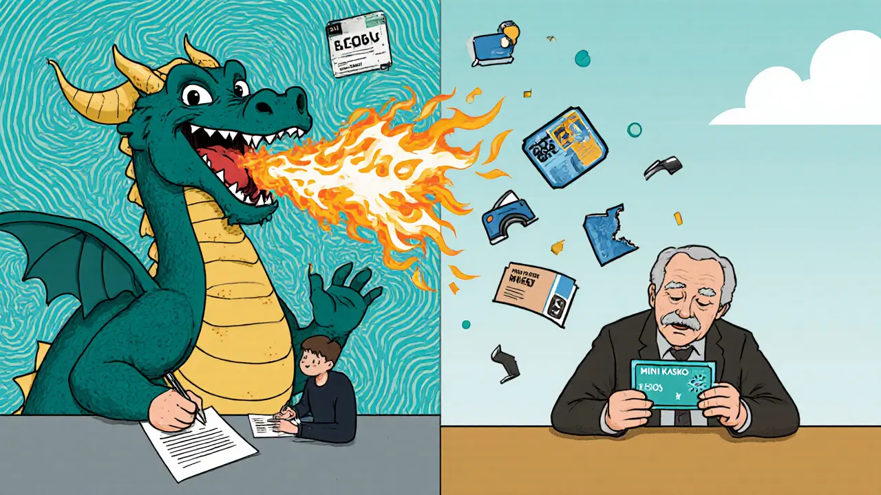 Разделённая сцена: дорогой КАСКО в Москве и мини-полис в Казани, в стиле Веса Уилсона