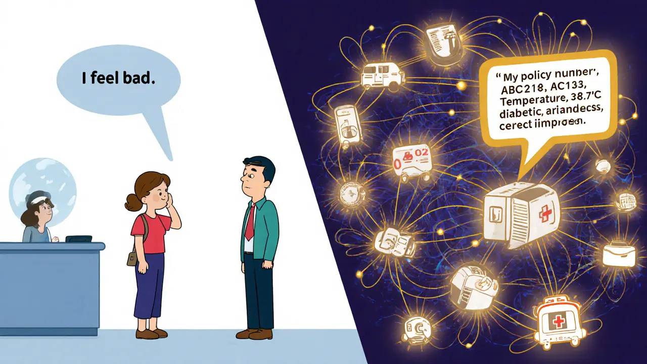 Сравнение: один турист говорит расплывчато, другой — точно, и вокруг него возникает сеть помощи.