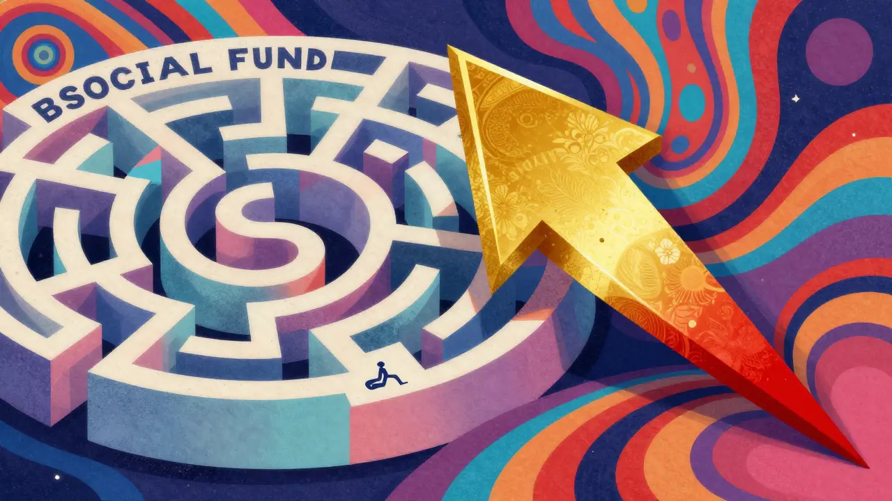 Концептуальное изображение разницы между медленными госвыплатами и быстрым страховым возмещением